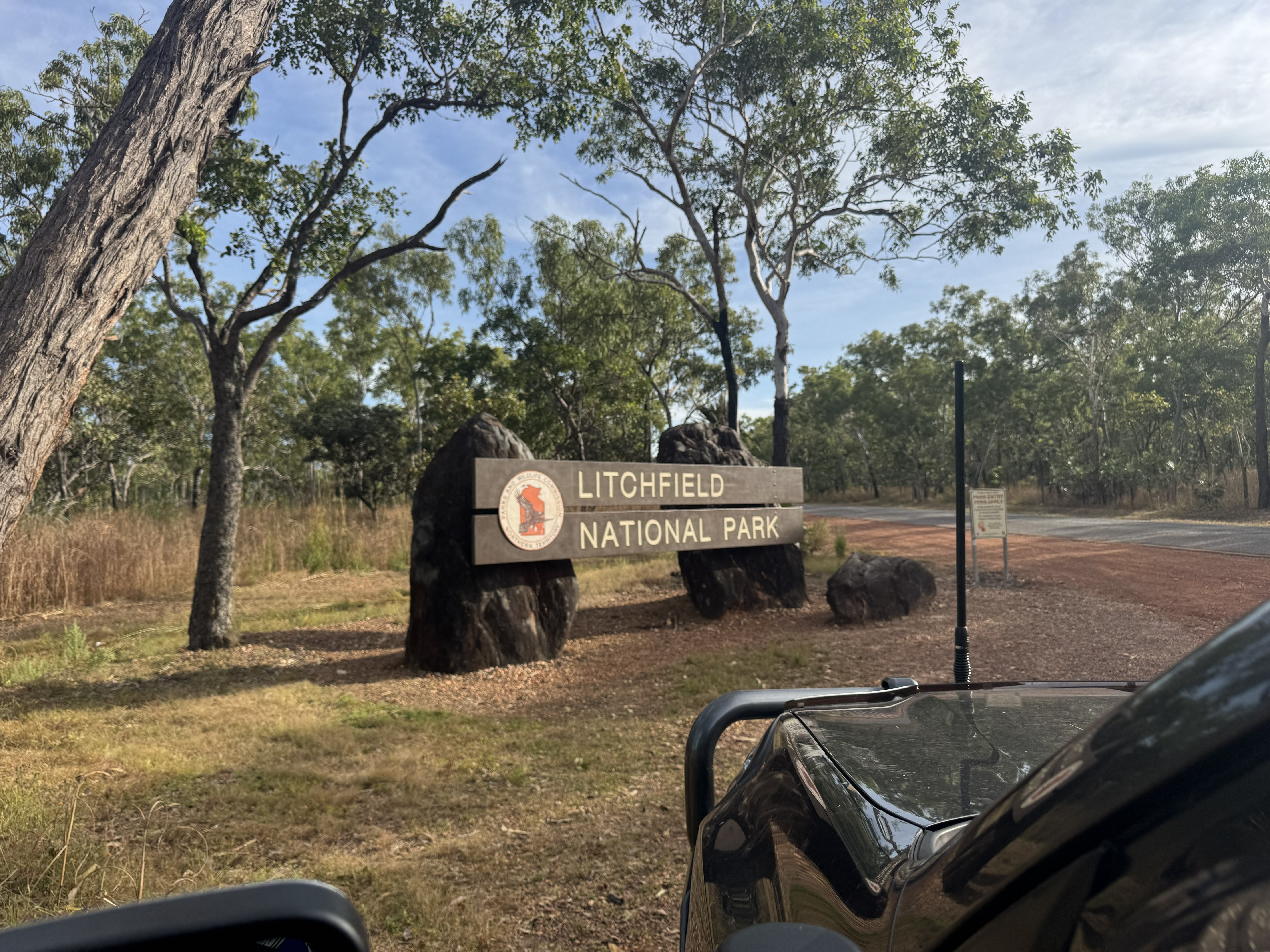 Litchfield National Park entry sign